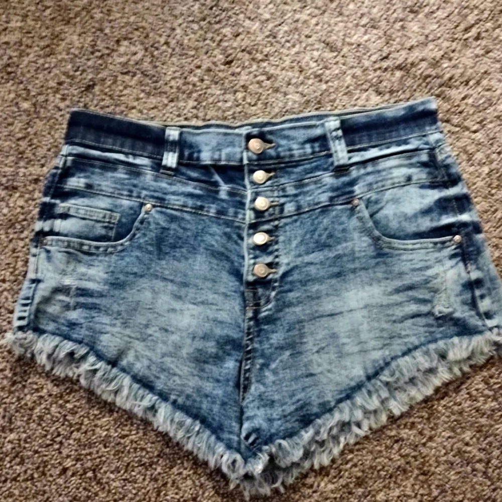 Hi Rise Roller Shorts - Picture 2 of 4